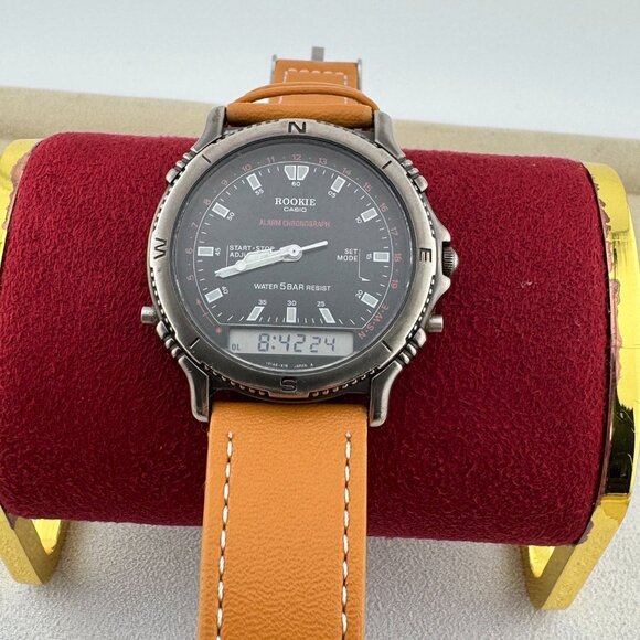 Vintage Casio Rookie RKC-502 Analog and Digital dual time Watch - Picture 8 of 8